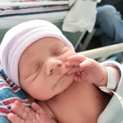 newborn baby in hospital