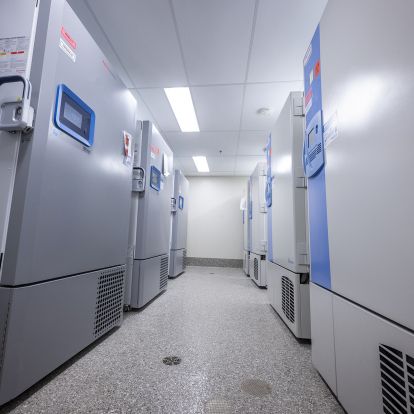 Refrigeration space in the TTDR.