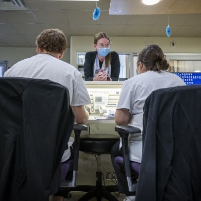 KHSC's PCCU - nursing desk