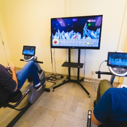 Researchers with the exergaming