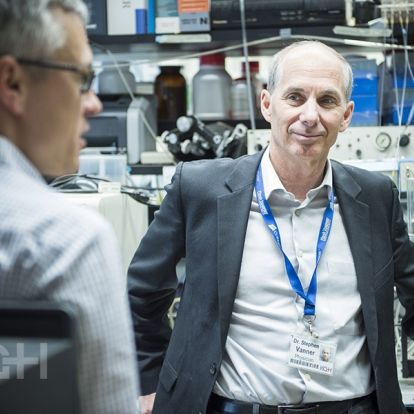 Clinician-scientist Dr. Stephen Vanner in his lab at KGH.