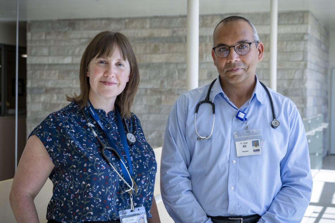 Dr. Laura Wheaton and Dr. Salah Ali