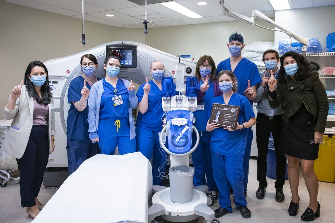 KHSC team with new CT motion injector