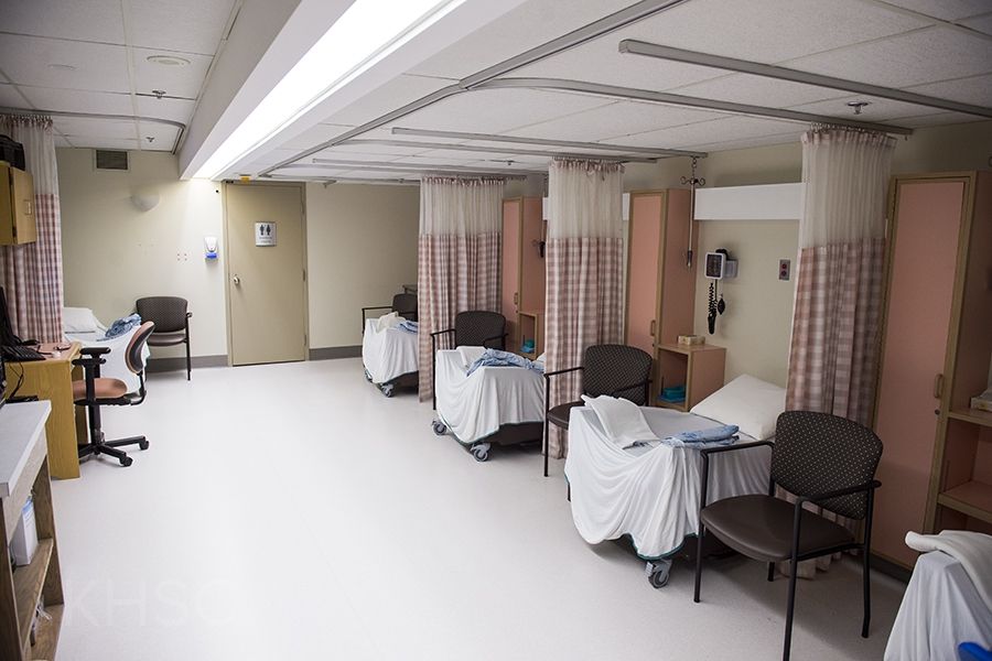 The recovery area in our Colposcopy Clinic