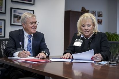 Dr. David Pichora and Sherri McCullough