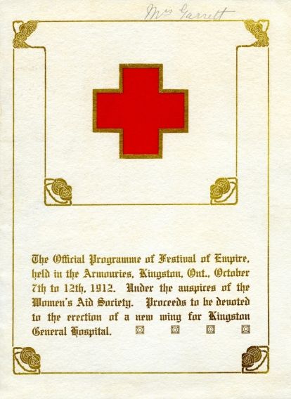 A copy of the Festival of Empire brochure from 1912