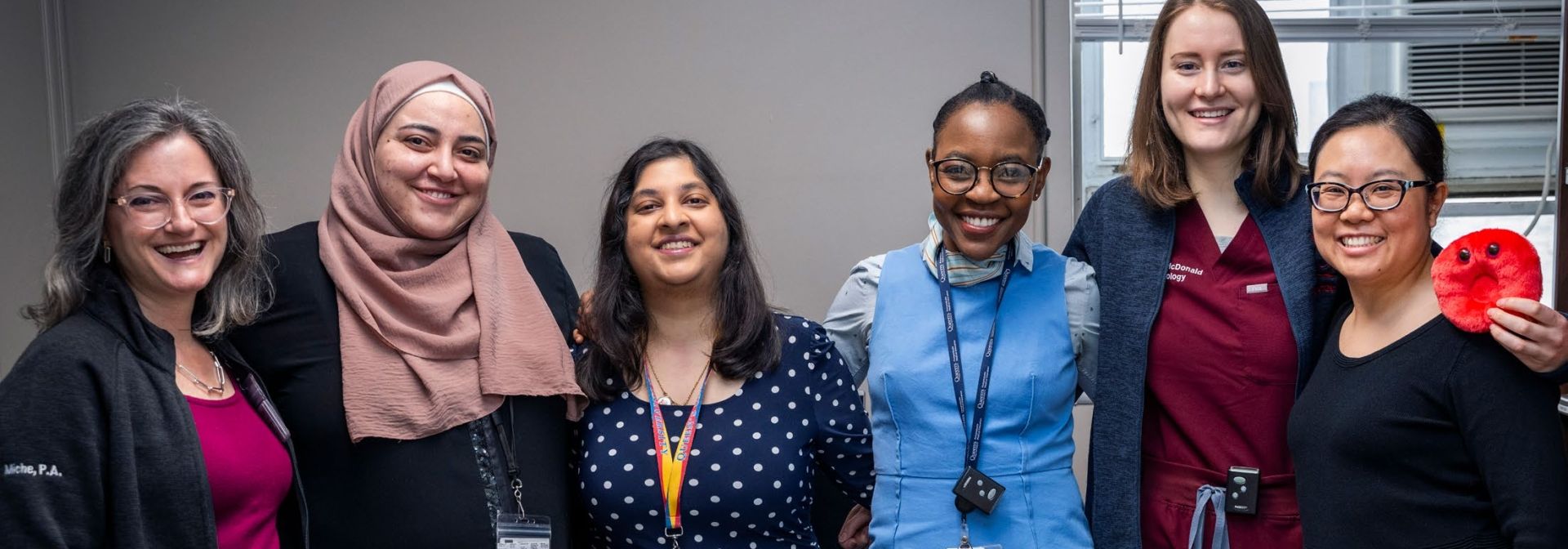 Staff members gather for a photo at KGH.