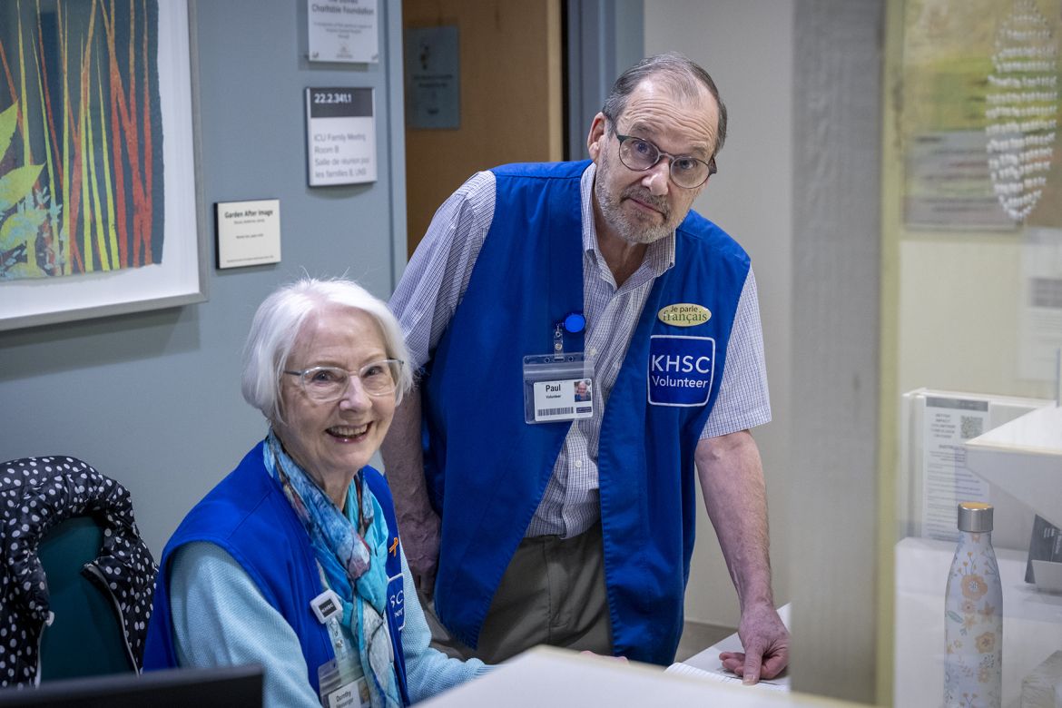 Paul volunteering at the ICU