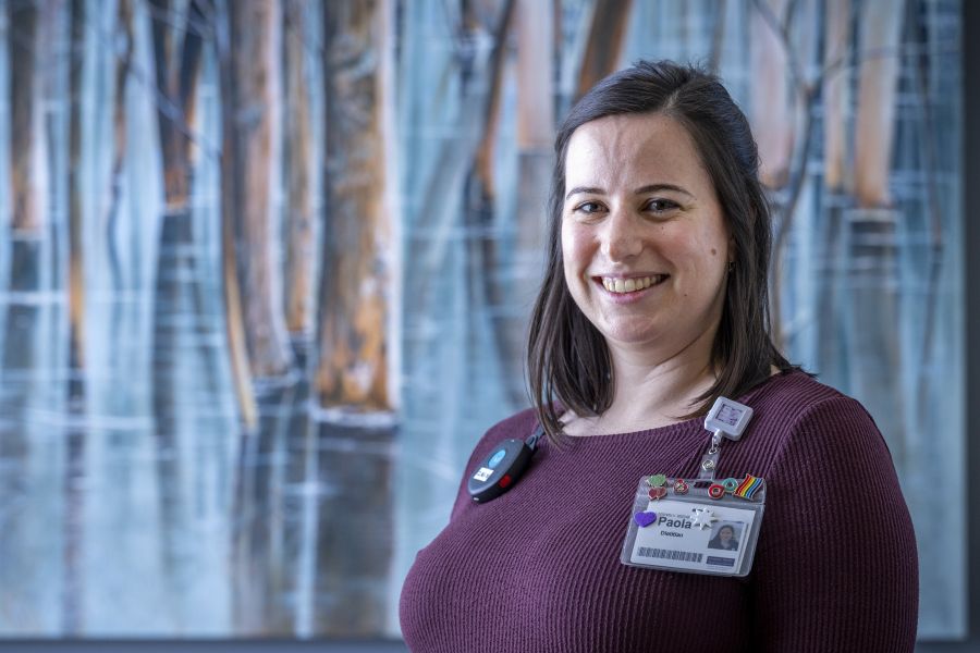 A portrait of Paola Hunter