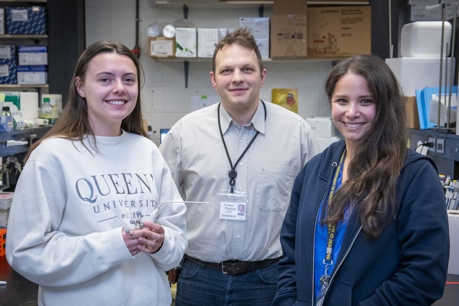 PhD Candidate Kaytlin Andrews and Drs. James and Teresa Purzner