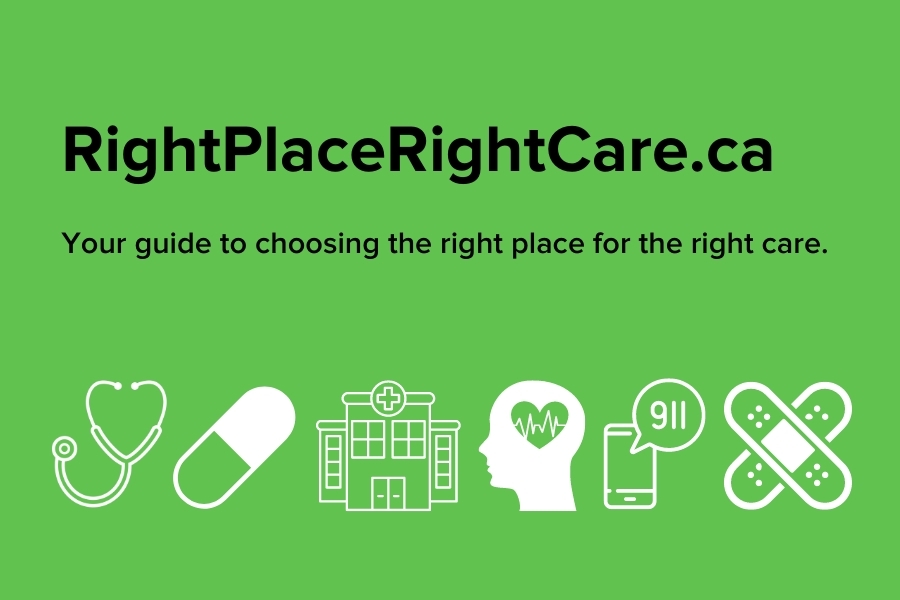 Right place, right care graphic