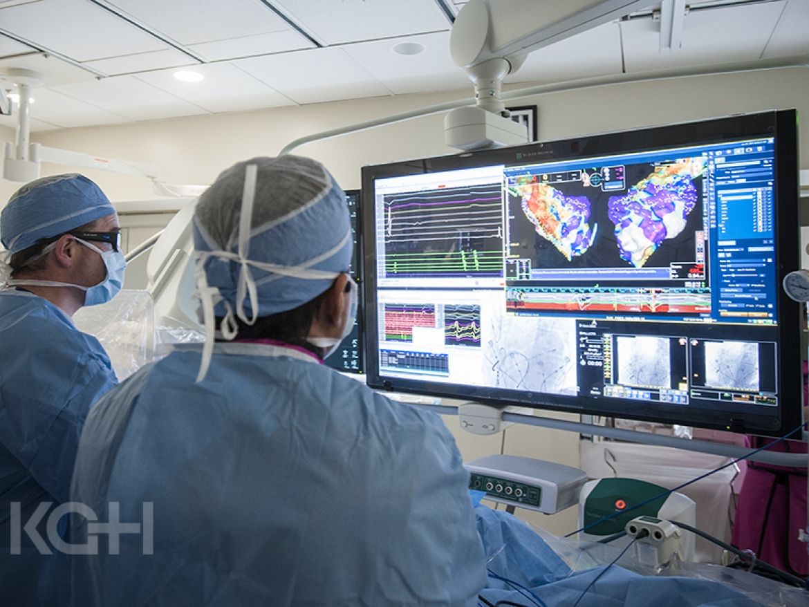 new heart mapping system in cardiac suite.