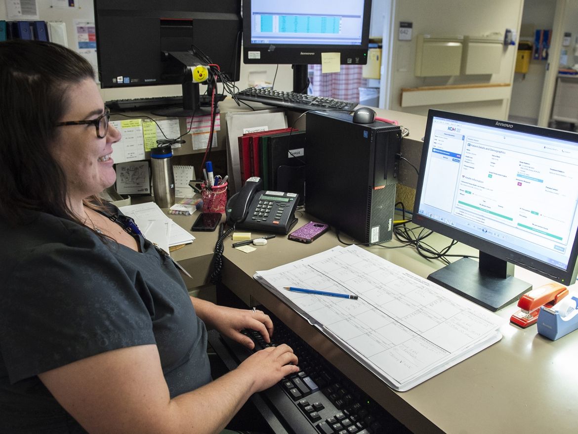 Morag Mercer, RN surgery charge nurse, Kidd 6, a key member of the clinical team who contributed to the design of the new eReferral system launching next week