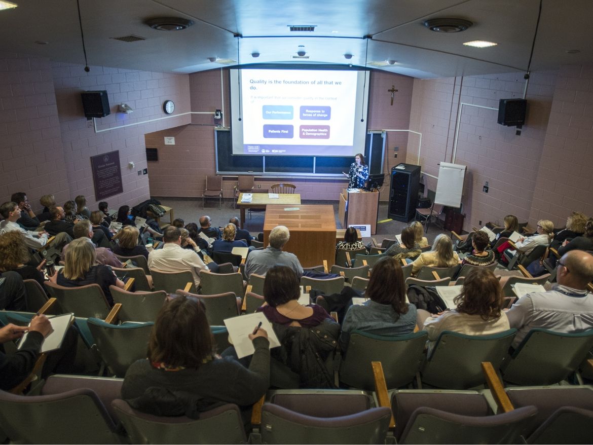 This year we held a number of engagement sessions with our staff across both sites to learn about what is important to them and what brings them back to work each day. These discussions were crucial as we began to write a new mission, vision and values for KHSC.