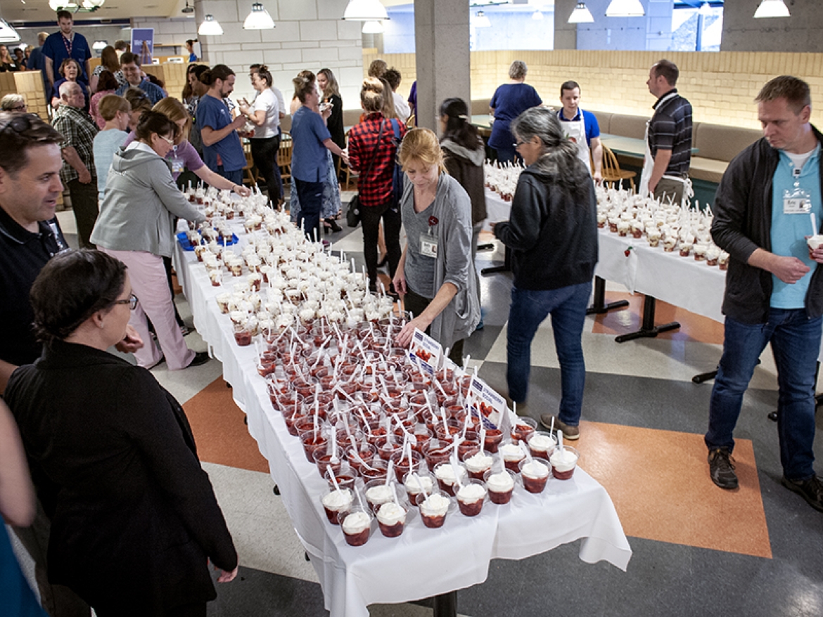 Another legacy event, our Strawberry Social, was expanded to include staff at both sites. This event has been an annual tradition at our KGH site each summer and was extended to include staff at our HDH site in 2017.