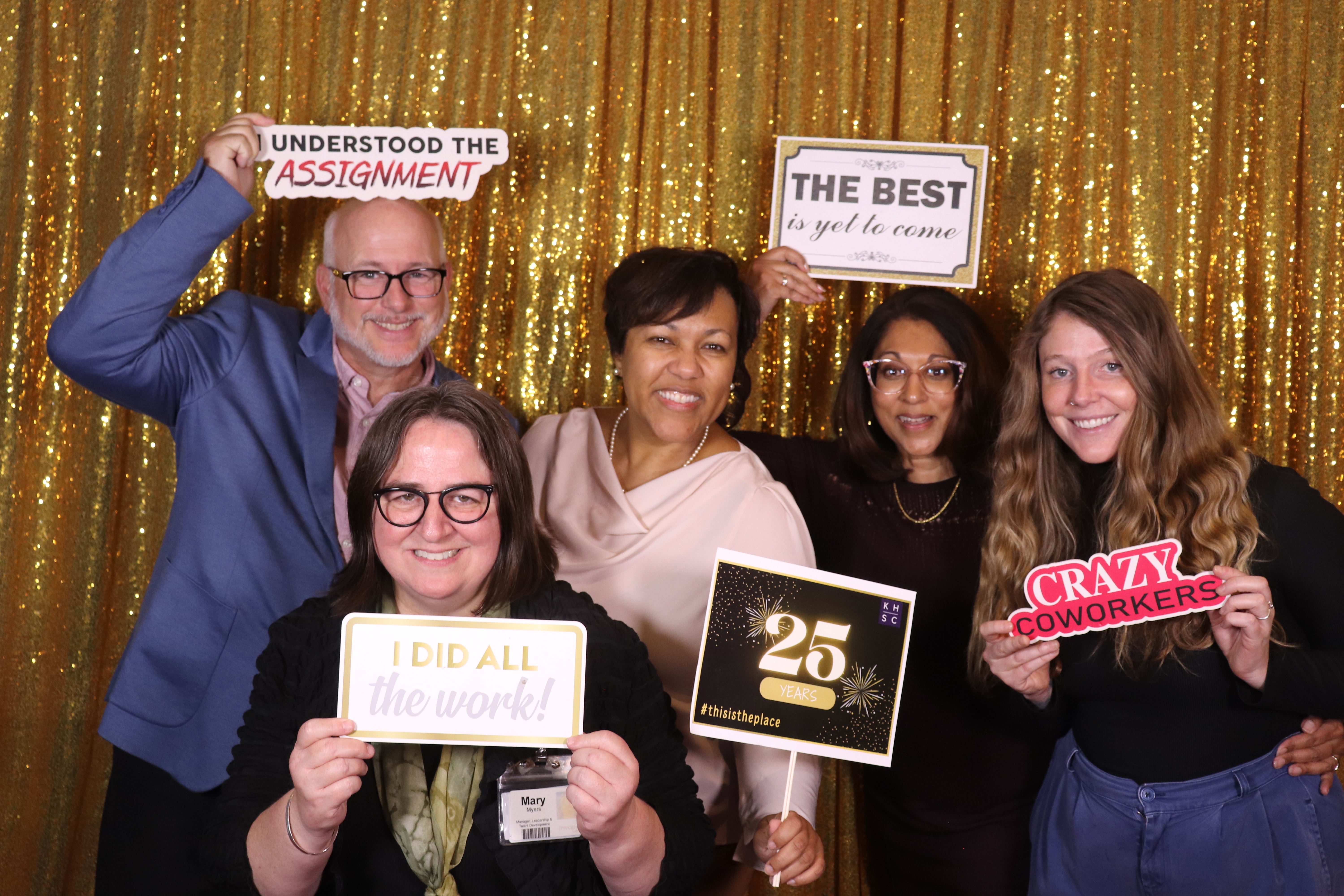 Long service recognition event.