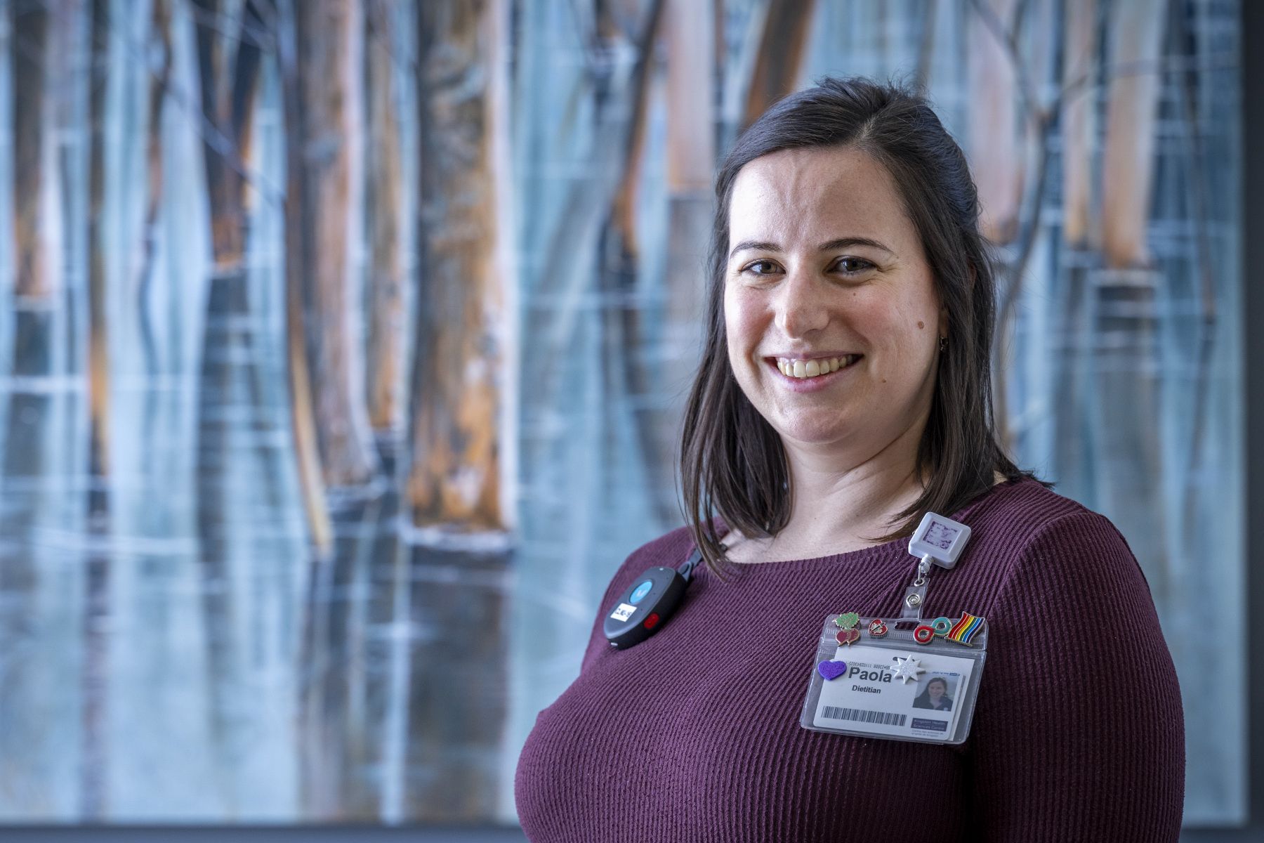 A portrait of Paola Hunter