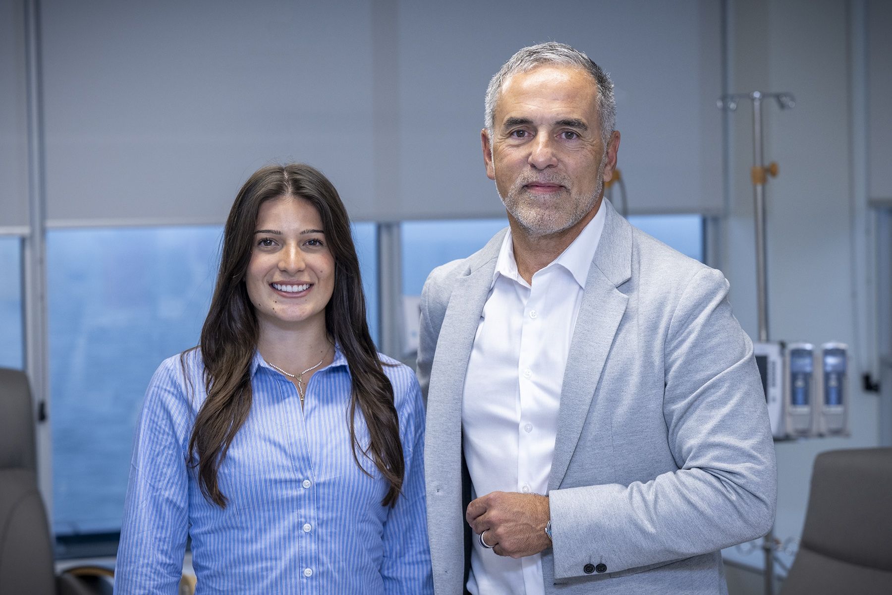 Dr. Soares and Pillar Vazquez