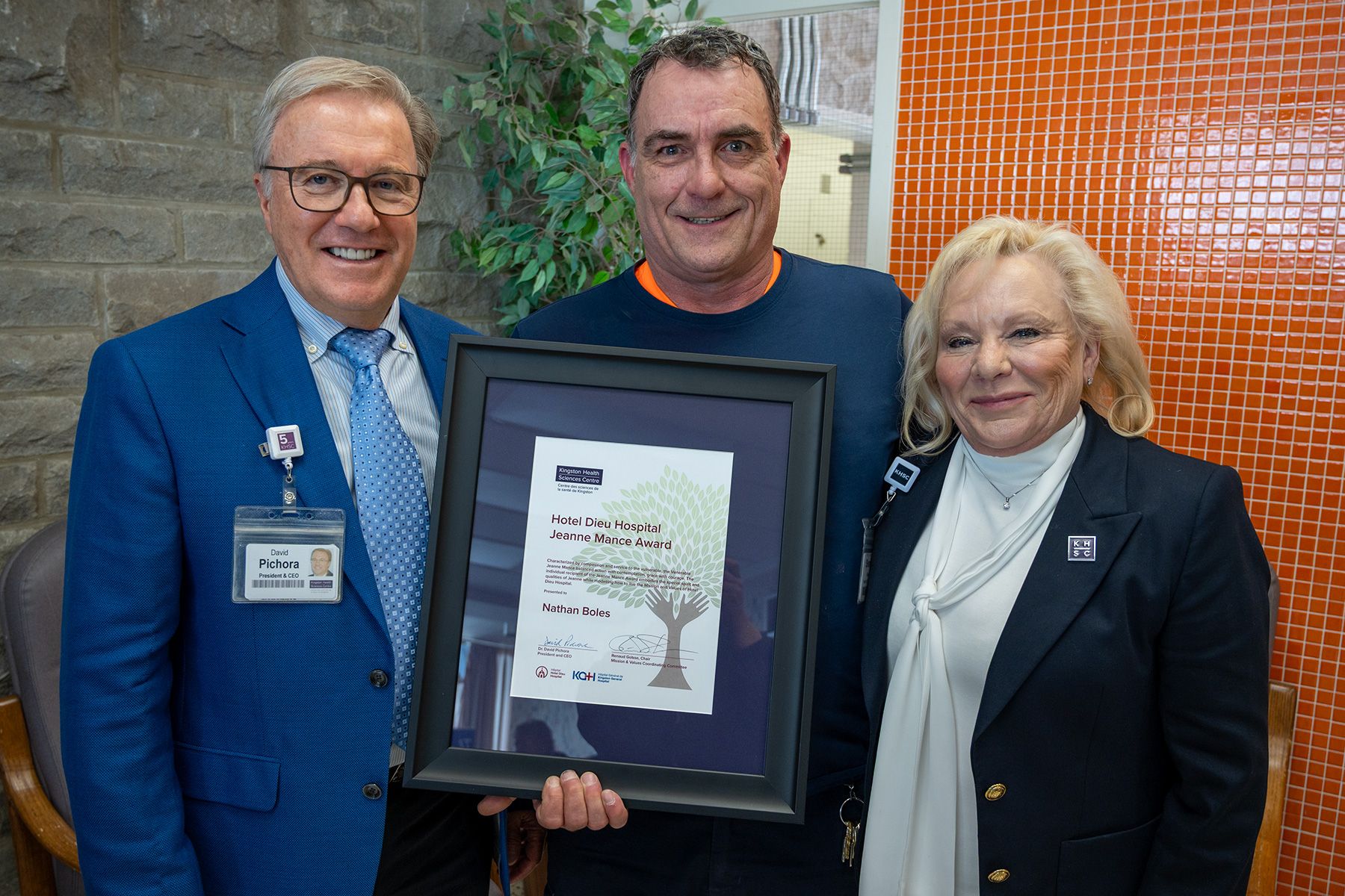 Nathan boles award recipient.